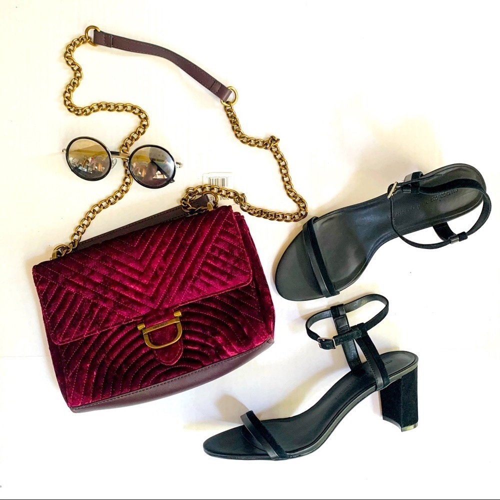 Nine West Bedford Velvet Handbag